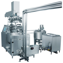 Vacuum Emulsifying Mixer with Water Phase and Oil Phase